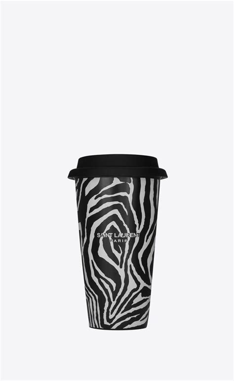 ysl coffee mug black|YSL zebra.